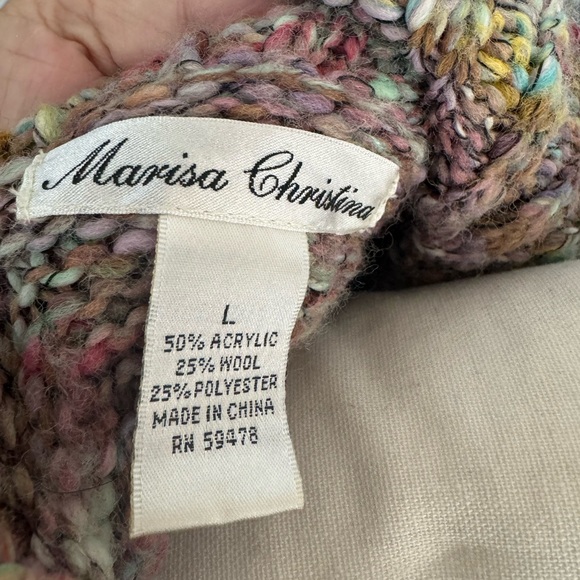 Marisa Christina Cowl Sweater long sleeve Size large - Picture 6 of 7